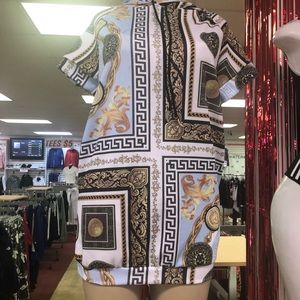 Short sleeve hoodie dress